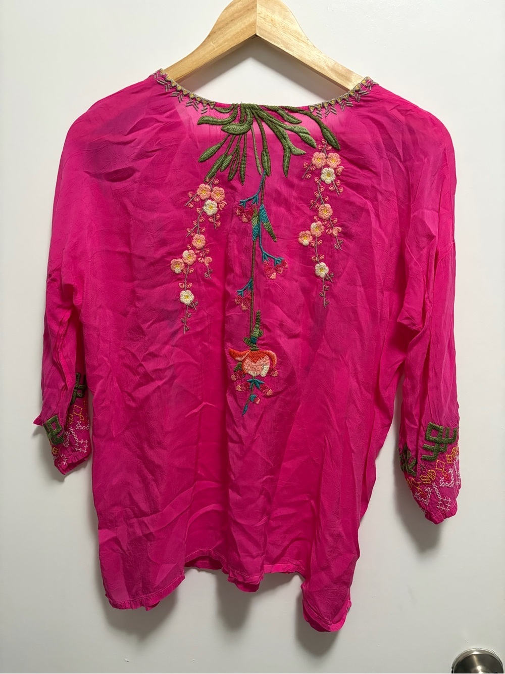 Johnny Was Gia Blouse in Paradise Pink Women’s Size XS - Picture 5 of 5